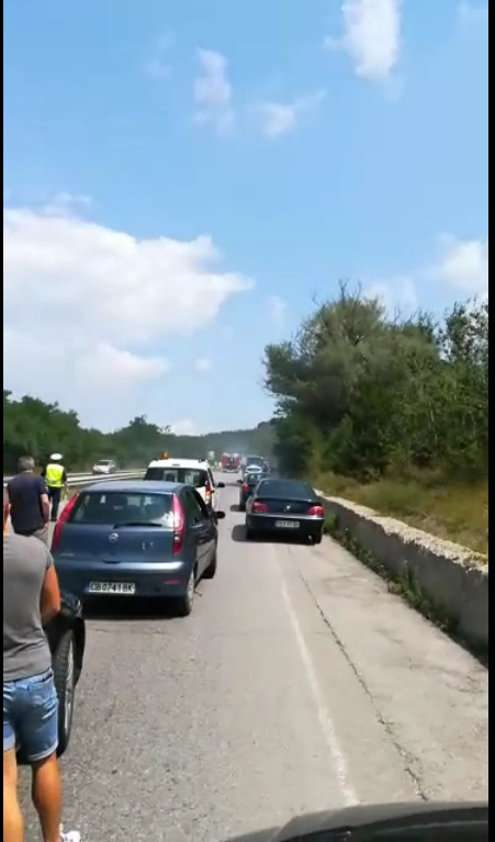 Временно е затруднено движението по Софийския околовръстен път от село Казичене 8211 магистрала