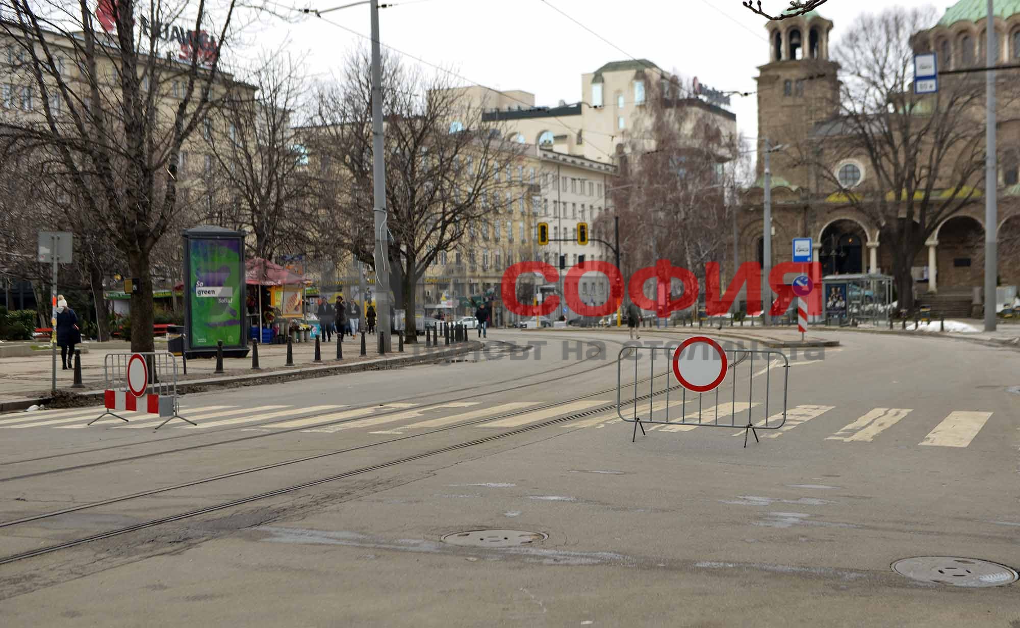Първата промяна в пешеходната зона в София вече факт От