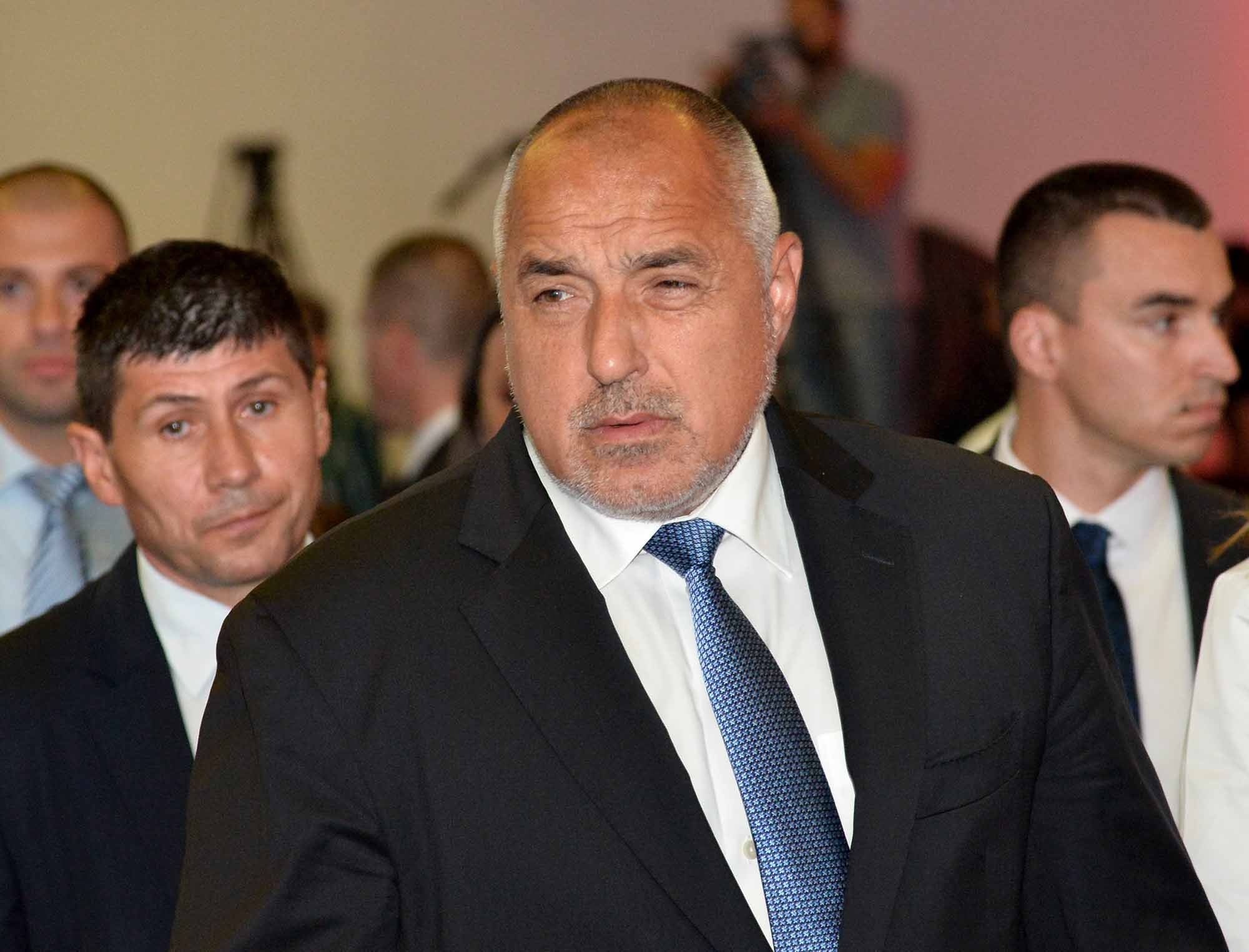 Лидерът на ГЕРБ Бойко Борисов провежда среща със съпартийците си