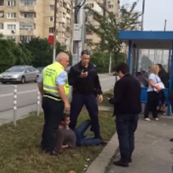 Брутален арест извършиха полицаи тази сутрин в столицата Случайни очевидци