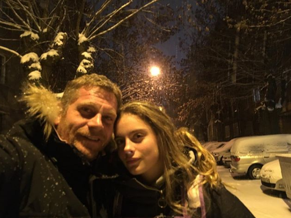 Юлиан Вегов и дъщеря му Али