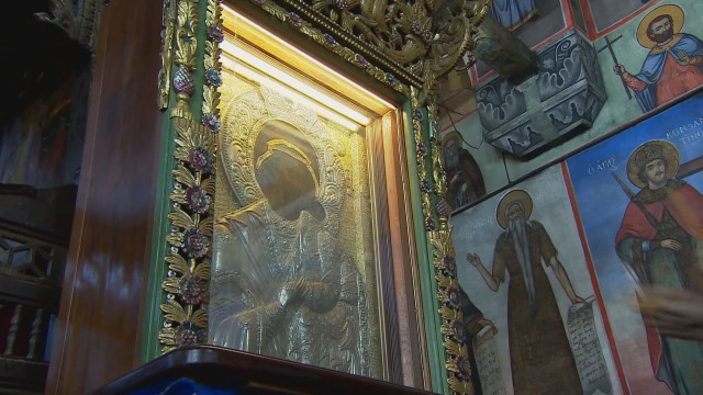 Чудотворната икона на Света Богородица в Бачковския манастир